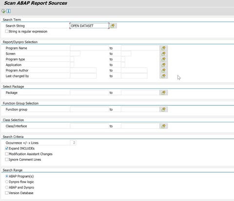 ABAP Report Sources