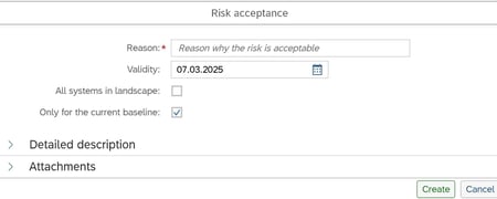 Accettazione rischio
