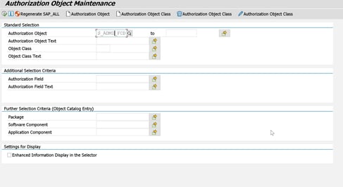 Authorization object