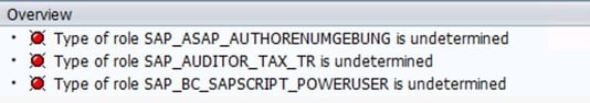 PFUD _ Type of role is undetermined 