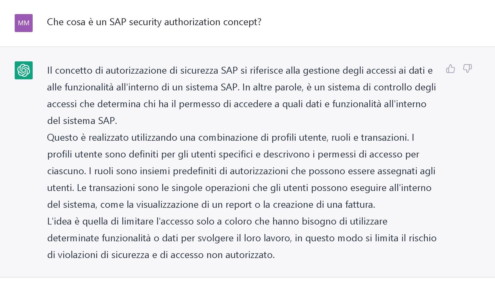 SAP Authorization Concept