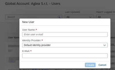 SAP BTP Global Account Users