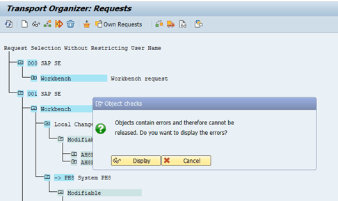 SAP CVA Change Request