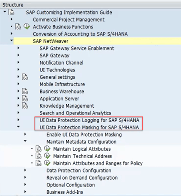 SAP DATA MASKING
