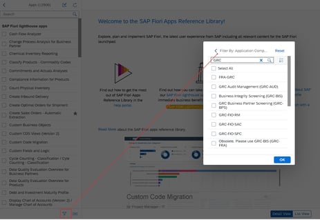 SAP FIORI LIBRARY GRC
