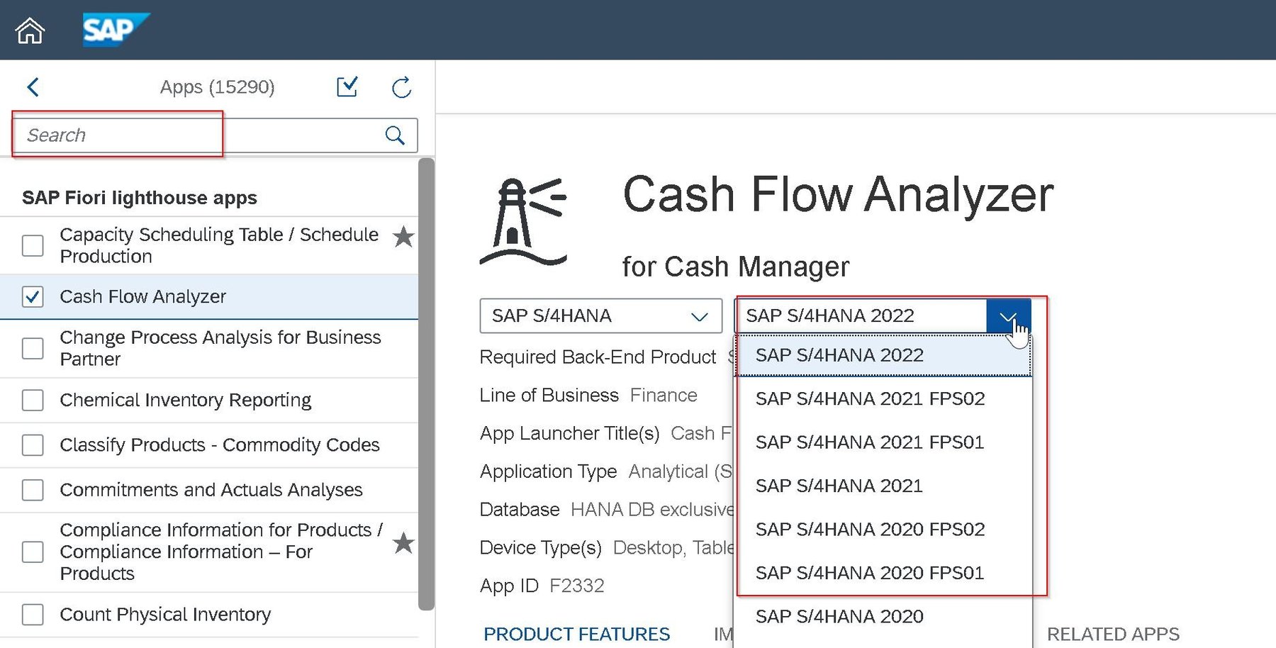 Sap Library Works How to search for an APP in SAP FIORI?