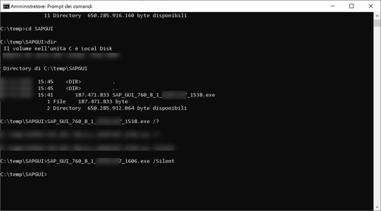 SAP GUI CMD