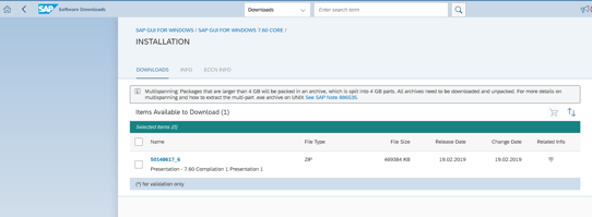 SAP GUI DOWNLOAD