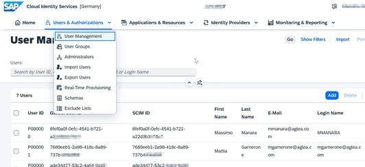 SAP IAS UserID