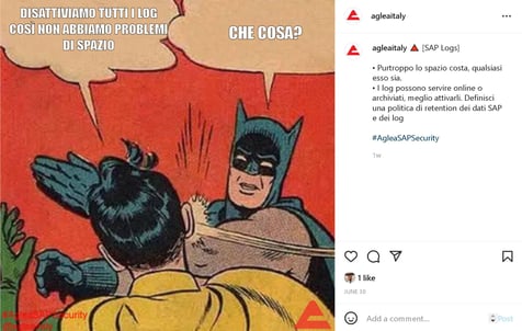 SAP Log Instagram 