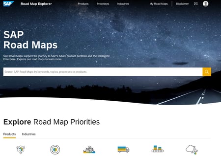 SAP Road Maps