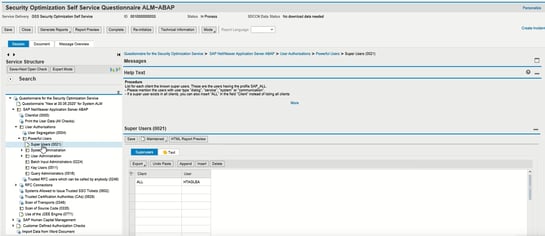 SOS questionnaire