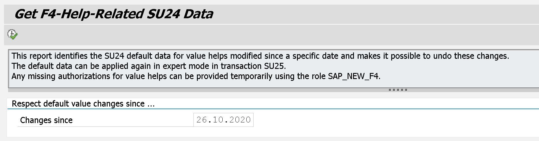 SAP Matchcode e Search Help