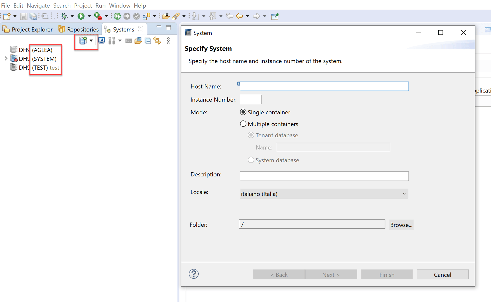 SAP HANA STUDIO