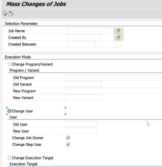 Mass Changes of Jobs