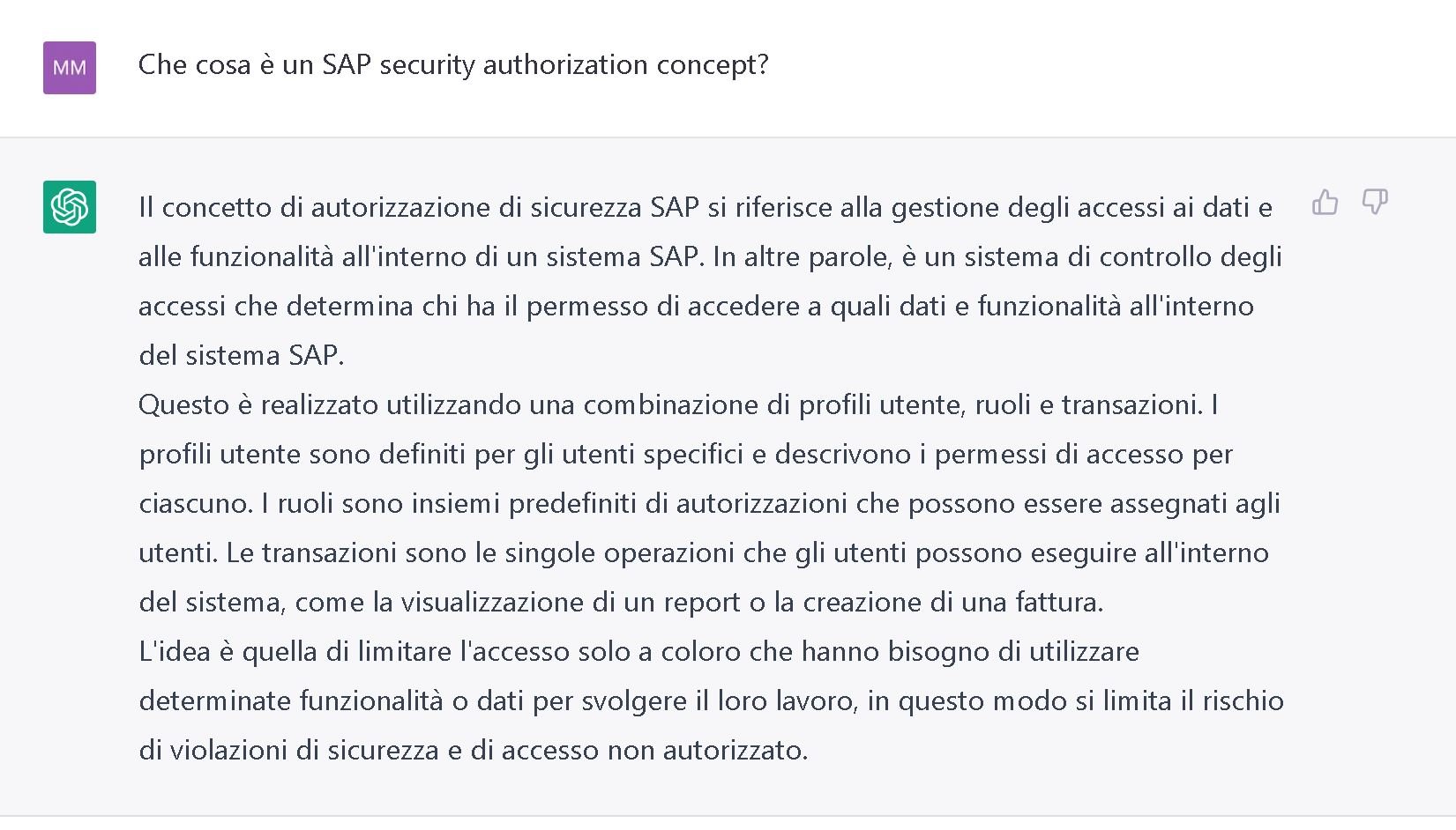 SAP Authorization Concept