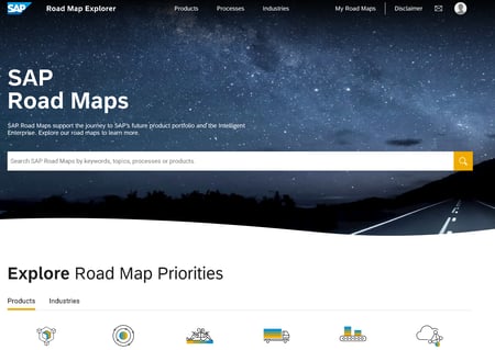 SAP Road Maps
