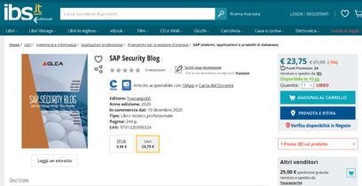 SAP Security Blog - Libro - Youcanprint - _ IBS e altre 9 pagine - Lavoro - Micr